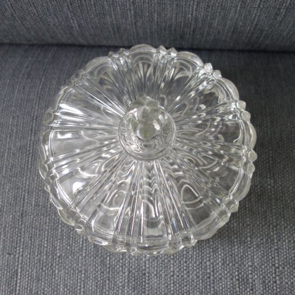 Glass Candy Dish with Lid - Picture 3 of 9